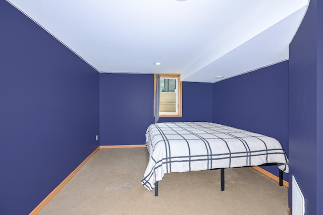1424 Summit Ave, Cloquet, MN 55720 - bedroom with baseboards, carpet floors, and recessed lighting