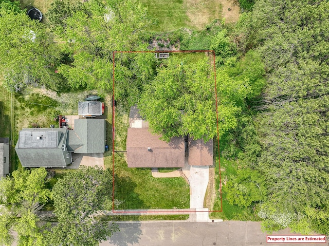 1424 Summit Ave, Cloquet, MN 55720 - aerial view of property's location featuring property parcel outlined