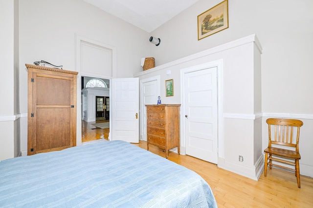 2306 5th St, Superior, WI 54880 - bedroom with light wood-style floors and baseboards