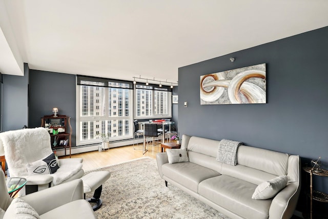 433 7th St Unit 1623, Minneapolis, MN 55415 - living room with wood finished floors