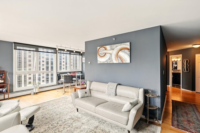 433 7th St Unit 1623, Minneapolis, MN 55415 - living area with wood finished floors