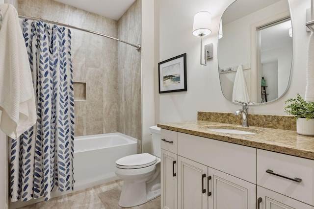 935 Lake St E Unit 211, Wayzata, MN 55391 - full bathroom with vanity, shower / tub combo with curtain, and tile patterned floors