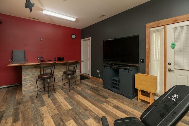 106 9th Ave SE, Kasson, MN 55944 - indoor dry bar featuring wood finished floors