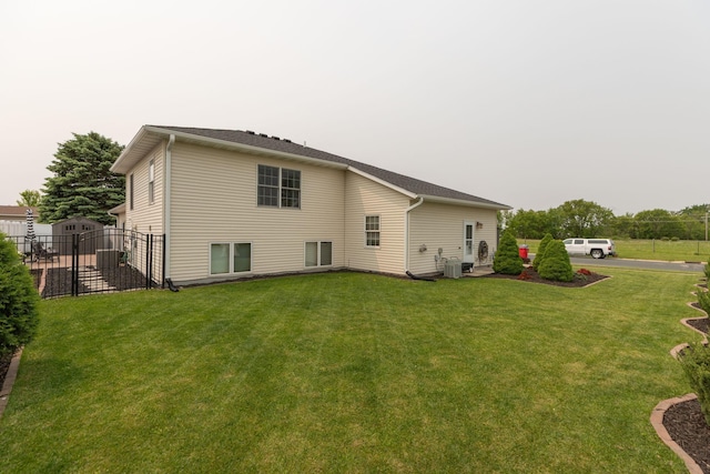 106 9th Ave SE, Kasson, MN 55944 - view of home's exterior with cooling unit and a gate