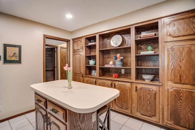 3020 Saint Albans Mill Rd Unit 309, Minnetonka, MN 55305 - home office featuring light tile patterned floors and baseboards