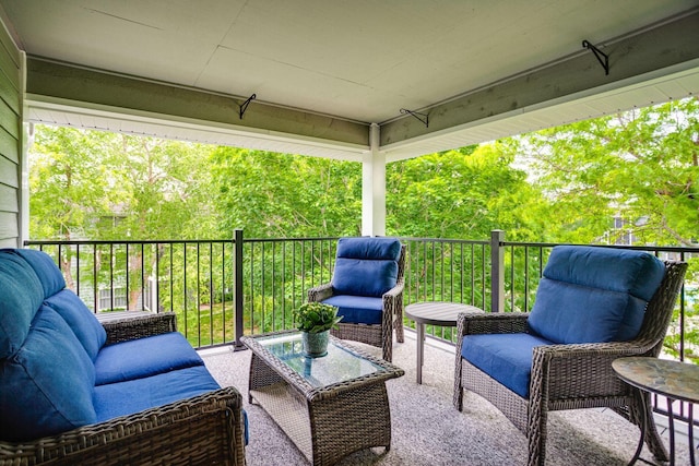 3020 Saint Albans Mill Rd Unit 309, Minnetonka, MN 55305 - view of patio with a balcony