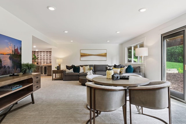 2324 Rivendell Ln, Minnetonka, MN 55305 - living room with light carpet and recessed lighting