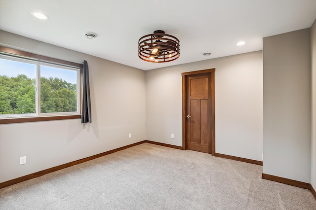 26884 709th St, Lake City, MN 55041 - spare room with light carpet and recessed lighting