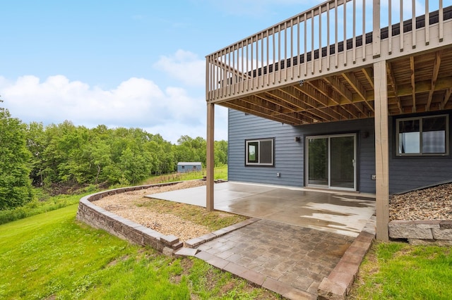 26884 709th St, Lake City, MN 55041 - view of patio / terrace with a deck