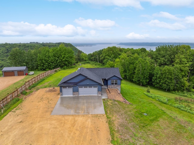 26884 709th St, Lake City, MN 55041 - aerial view of property and surrounding area with a nearby body of water