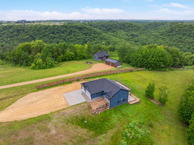26884 709th St, Lake City, MN 55041 - aerial view of sparsely populated area featuring a forest