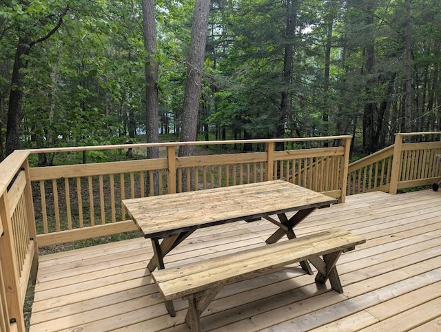 24863 Norway Pine Pl, Ross Lake Twp, MN 56447 - view of deck