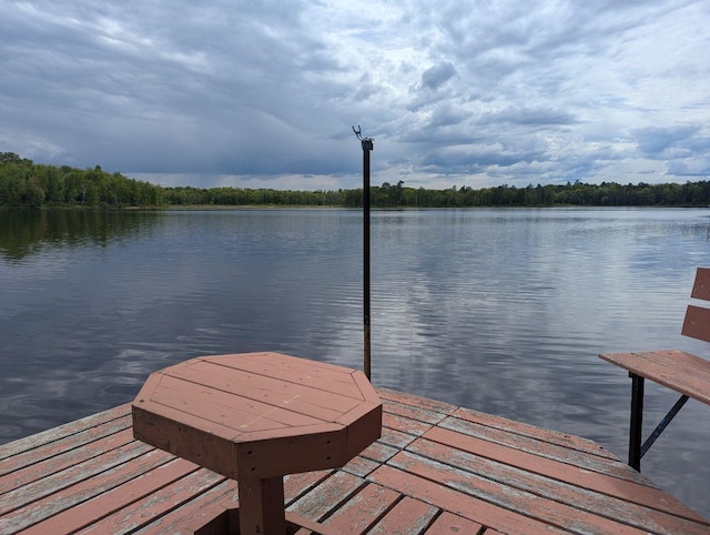 24863 Norway Pine Pl, Ross Lake Twp, MN 56447 - dock area with a water view