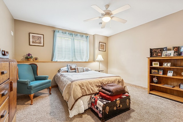 26033 607th St, Mantorville, MN 55955 - carpeted bedroom featuring ceiling fan and baseboards