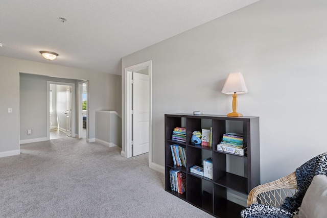 3751 Crane Island Ct, Minnetrista, MN 55331 - living area with carpet flooring and baseboards