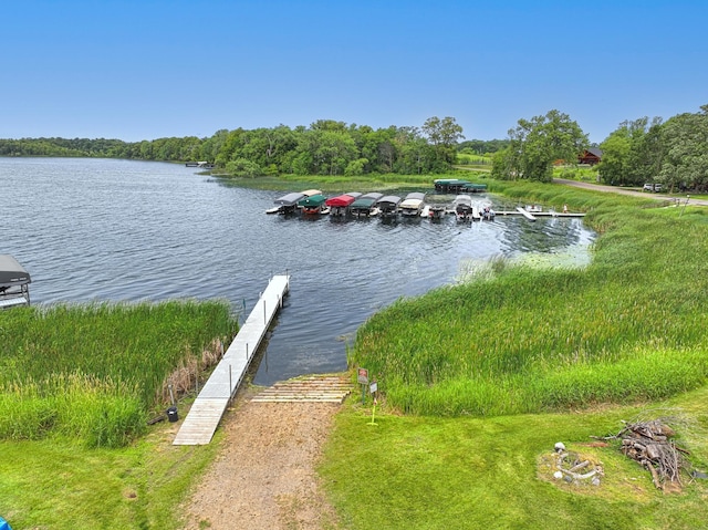 3865 Wahtomin Trl NW, Alexandria, MN 56308 - dock with a water view and a boat ramp