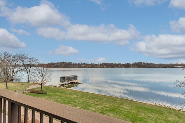 2917 Vonderheide Dr SW, Alexandria, MN 56308 - water view with a floating dock