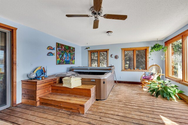 2917 Vonderheide Dr SW, Alexandria, MN 56308 - sunroom featuring a hot tub