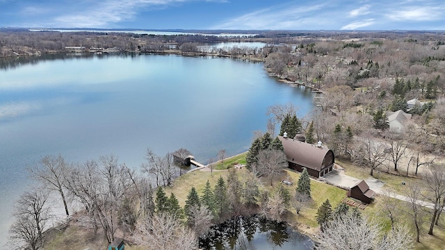 2917 Vonderheide Dr SW, Alexandria, MN 56308 - aerial view of a nearby body of water