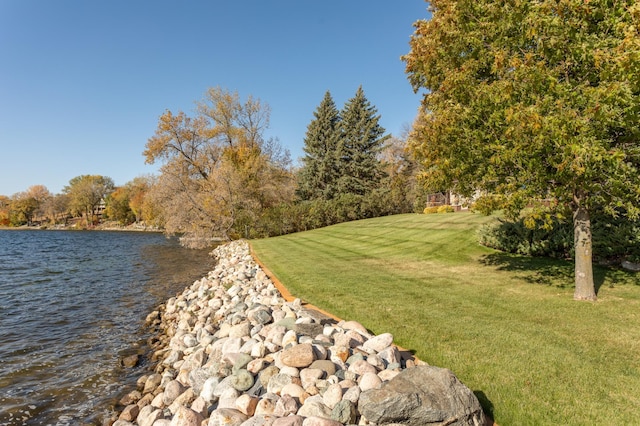 2917 Vonderheide Dr SW, Alexandria, MN 56308 - view of green lawn with a water view
