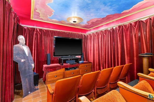 4015 Van Rd, Duluth, MN 55803 - cinema room featuring tile patterned flooring