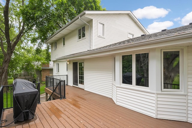 1624 Saint Croix Cir, Golden Valley, MN 55422 - wooden terrace featuring grilling area