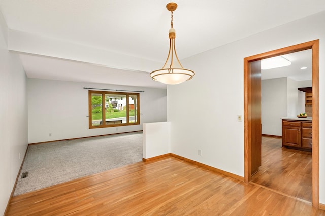 1624 Saint Croix Cir, Golden Valley, MN 55422 - empty room with baseboards and light wood-style floors