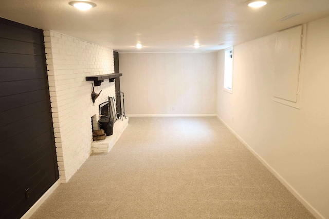 531 5th Street Ct E, West Fargo, ND 58078 - below grade area with carpet floors and baseboards