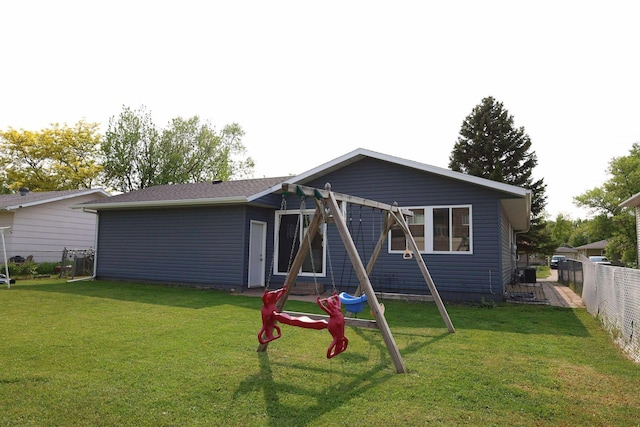 531 5th Street Ct E, West Fargo, ND 58078 - rear view of property featuring central air condition unit