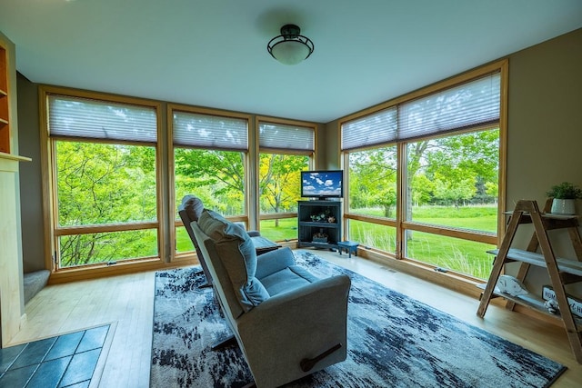 E2221 930th Ave, Stanton Twp, WI 54725 - sunroom / solarium with plenty of natural light and wood finished floors