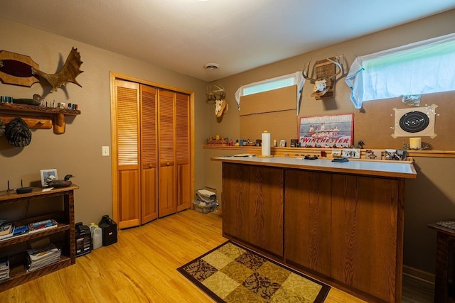E2221 930th Ave, Stanton Twp, WI 54725 - bathroom featuring wood finished floors and vanity