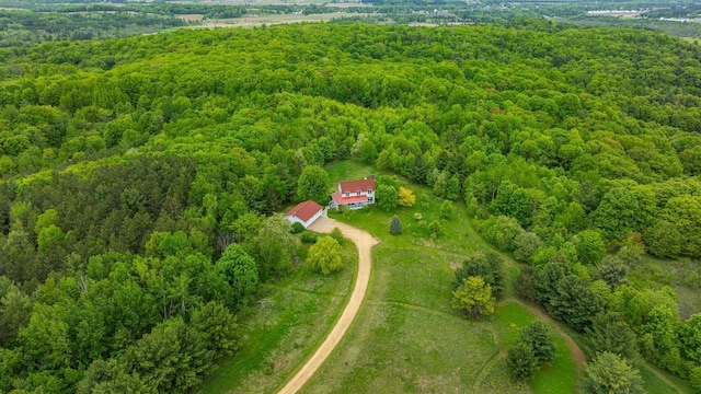 E2221 930th Ave, Stanton Twp, WI 54725 - view of property location featuring a heavily wooded area