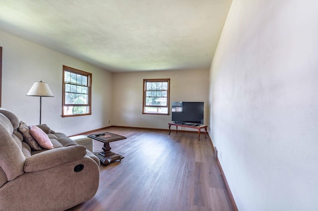 727 Peck St, Fergus Falls, MN 56537 - living room with plenty of natural light and wood finished floors