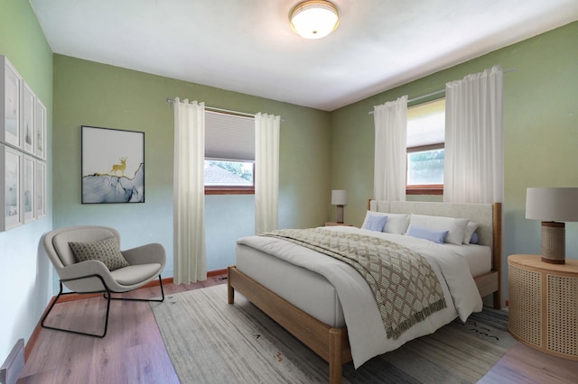 727 Peck St, Fergus Falls, MN 56537 - bedroom with multiple windows and wood finished floors