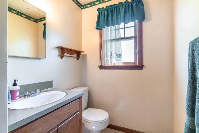 727 Peck St, Fergus Falls, MN 56537 - bathroom with vanity and toilet