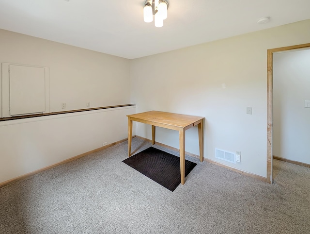 15142 75th Ave N, Maple Grove, MN 55311 - unfurnished dining area with carpet flooring and baseboards