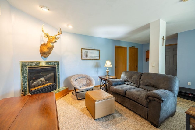S363 Nicholes Rd, Naples Twp, WI 54755 - living room featuring a high end fireplace