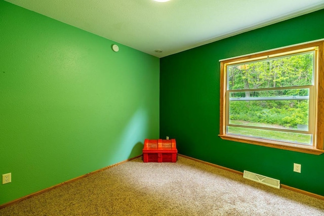 S363 Nicholes Rd, Naples Twp, WI 54755 - carpeted empty room featuring baseboards and a smoke detector