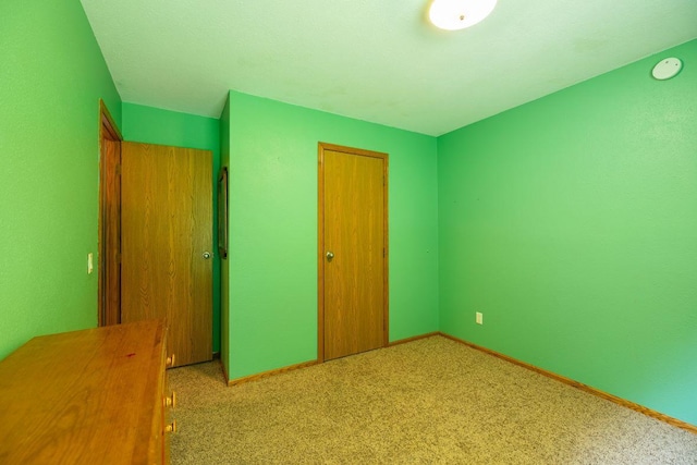 S363 Nicholes Rd, Naples Twp, WI 54755 - unfurnished bedroom featuring a closet, carpet flooring, and baseboards