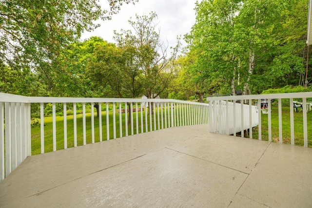 S363 Nicholes Rd, Naples Twp, WI 54755 - view of patio with view of scattered trees