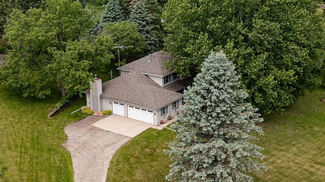5121 Cameron Dr NW, Cascade Twp, MN 55901 - view from above of property