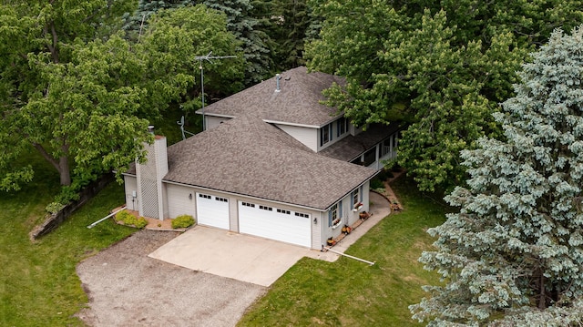 5121 Cameron Dr NW, Cascade Twp, MN 55901 - view from above of property