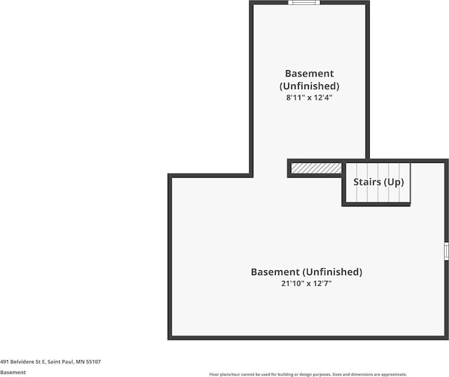 491 Belvidere St E, Saint Paul, MN 55107 - property floor plan