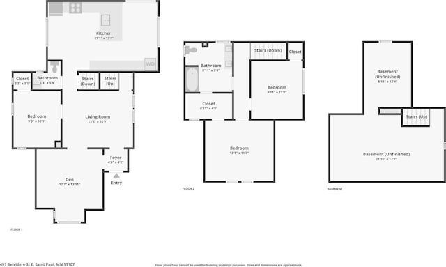 491 Belvidere St E, Saint Paul, MN 55107 - room layout