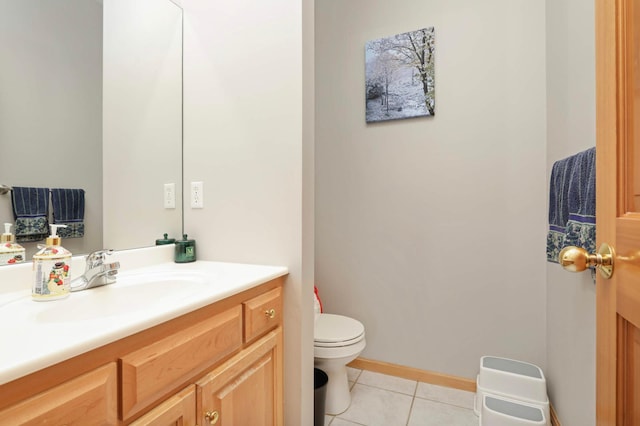 6242 Cavendish Pl, Eden Prairie, MN 55346 - bathroom featuring tile patterned flooring and vanity