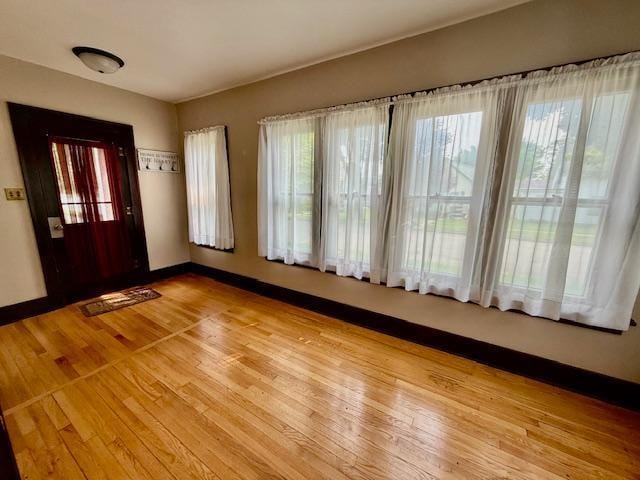 105 Oak St N, Mabel, MN 55954 - entryway with light wood finished floors and baseboards