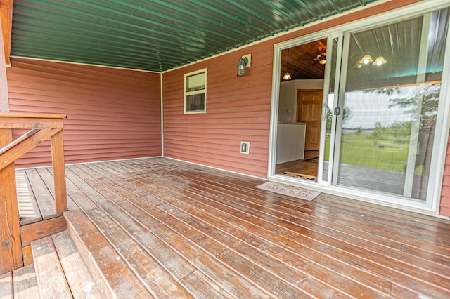 17366 Ryan Dr NE, Osakis, MN 56360 - view of deck
