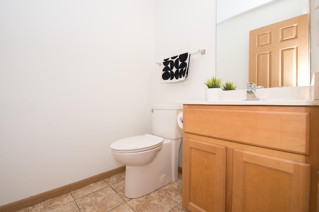 412 Cedar Pl, Maple Lake, MN 55358 - bathroom with vanity and tile patterned floors