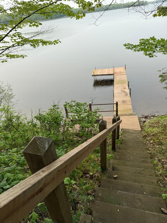 32074 315th Pl, Glen Twp, MN 56431 - dock featuring a water view