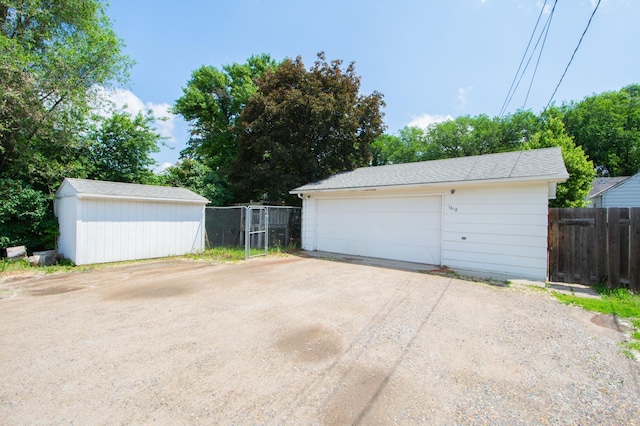 1618 10th St N, Fargo, ND 58102 - view of detached garage